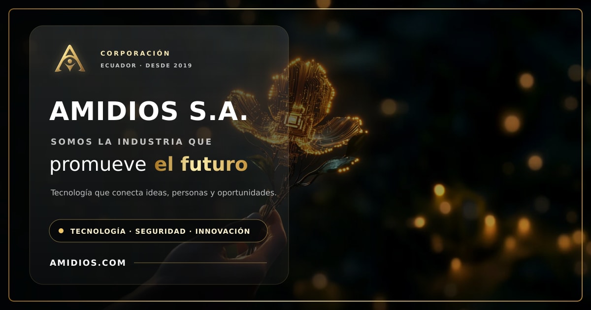 Vista previa del sitio web de Amidios S.A.